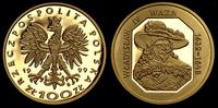 100 złotych 1999, Warszawa, Władysław IV, złoto 