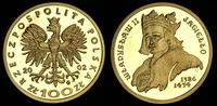 100 złotych 2002, Władysław Jagiełło, złoto 8.05