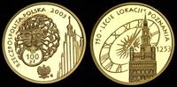 100 złotych 2003, 750-lecie Poznania, złoto 8.05