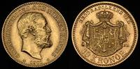 10 koron 1901, złoto 4.49 g