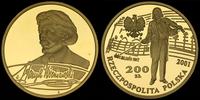 2.000 złotych 2001, Henryk Wieniawski, złoto 15.
