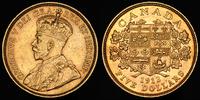 5 dolarów 1912, złoto 8.35 g