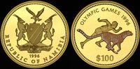 100 dolarów 1996, Igrzyska Olimpijskie 1996, zło