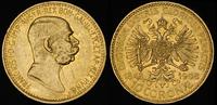 10 koron 1908, złoto 3.37 g, 60-lecie koronacji