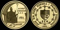 25 diners 1992, złoto 7.74 g, "583"