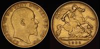 1/2 funta 1902, złoto 3.98 g