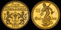 25 guldenów 1930, złoto 8.00 g