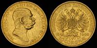 10 koron 1908, złoto 3.36  g
