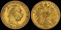 10 koron 1905, złoto 3.36  g