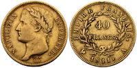 40 franków 1811/A, Paryż, złoto, 12.81 g