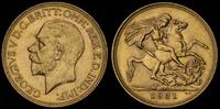 1 funt 1931/SA, złoto 7.98 g