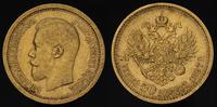 7 1/2 rubla 1897, złoto 6.45 g
