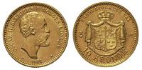 10 koron 1874, złoto 4.48 g
