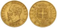 20 lirów 1864, złoto 6.44 g