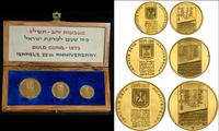 50, 100 i 200 lirot 1973, złoto 7.05, 13.46 i 26