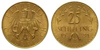 25 szylingów 1931, złoto 5.88 g, Fr. 521