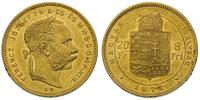 20 franków= 8 forintów 1872, złoto 6.44 g