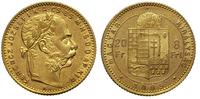 20 forintów=8 florenów 1885, Kremnica, złoto 6.4