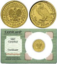 50 złotych 1999, Orzeł bielik, moneta w etui z c