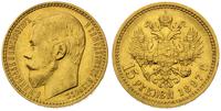 15 rubli 1897, złoto 12,91 g