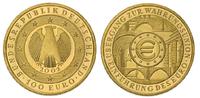 100 euro 2002/J, Hamburg, złoto 15.58 g