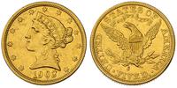 5 dolarów 1902/S, San Francisco, złoto, 8.32 g