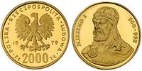 2.000 złotych 1979, Mieszko I , złoto 8.02 g