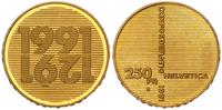 250 franków 1991, złoto 7.99 g