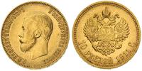 10 rubli 1911, złoto 8,58 g