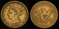 2 1/2 dolara 1852, Filadelfia, złoto 4.11 g