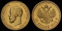 10 rubli 1900 (F.Z.), Petersburg, złoto 8.58 g