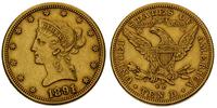 10 dolarów 1891/CC, Carson City, złoto 16.70 g