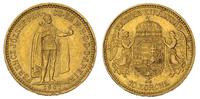 10 koron 1907, Kremnica, złoto 3.38 g
