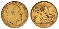 1/2 funta 1910, złoto 3.98 g