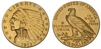 2 1/2  dolara 1913, Filadelfia, złoto 4.15 g