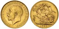 1 funt 1927/ S.A., Pretoria, złoto 7.98 g