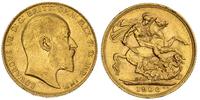 1 funt 1906, Londyn, złoto 7.98 g