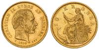 10 koron 1900, złoto 4.48 g