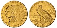 2 1/2 dolara 1912, Filadelfia, złoto 4.17 g