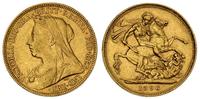 1 funt 1896, złoto 7.96 g