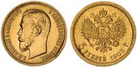5 rubli 1903, złoto 4.29 g