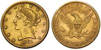 5 dolarów 1881, Filadelfia, złoto 8.43 g