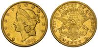 20 dolarów 1876/CC, Carson City, złoto 33.36 g