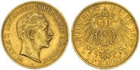 10 marek 1897/A, złoto 3.98 g, rzadszy rocznik