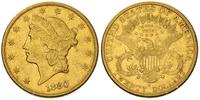 20 dolarów 1880/S, San Francisco, złoto 33.32 g