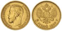5 rubli 1898, Petersburg, złoto 4.30 g