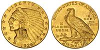2 1/2 dolara 1926, Filadelfia, złoto 4.19 g, mał
