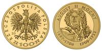 100 złotych 2005, August II Mocny, złoto 8.02 g