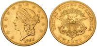 20 dolarów 1855/S, San Francisco, złoto 33.30 g