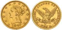 10 dolarów 1847/O, Nowy Orlean, złoto 16.66 g